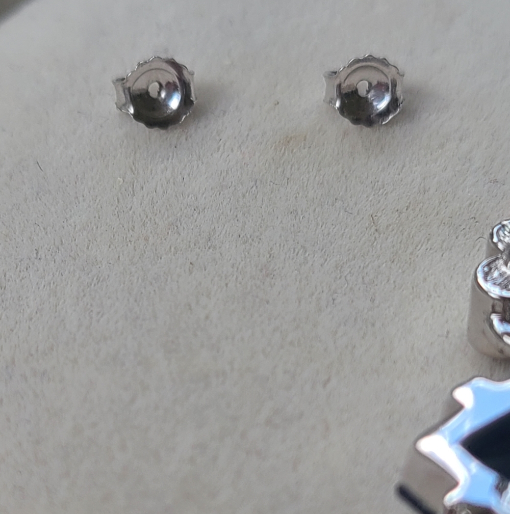 Christian Dior Blue Crystal Drop Post Earrings- Excellent Vintage Condition - Picture 4 of 9